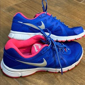 Nike blue and pink Revolution 2